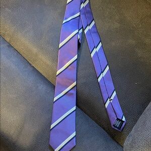 Purple Striped Men's Tie
